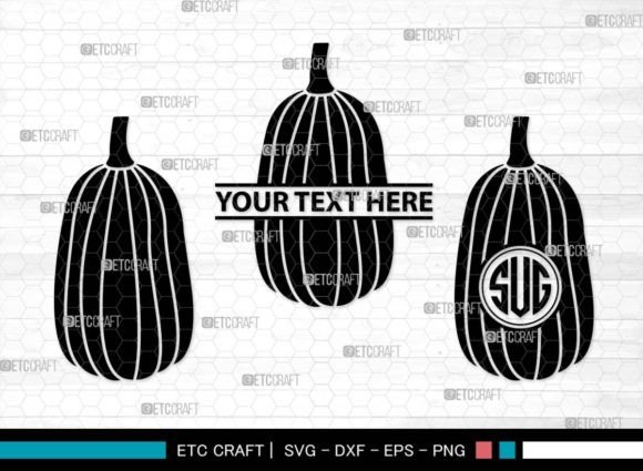 Download Pumpkin Monogram, Autumn Pumpkin SVG - Monogram Collection