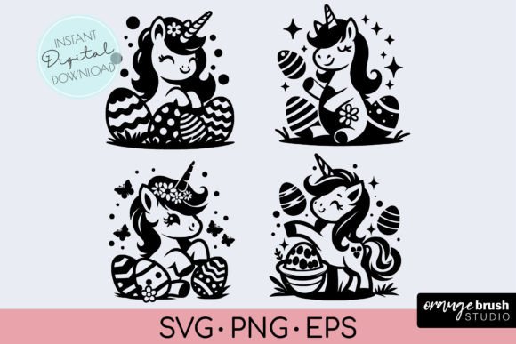 Download Easter Unicorn SVG Kids Easter SVG Files - Unicorn Collection