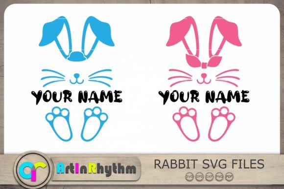 Download Easter Bunny Monogram Svg, Easter Svg - Monogram Collection