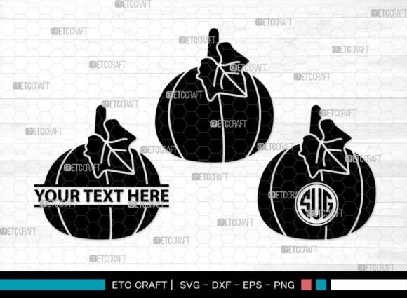 Download Pumpkin Monogram, Autumn Pumpkin SVG - Monogram Collection