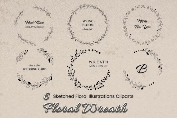 Download Leaf Wreath Monogram SVG Floral Frame - Monogram Collection