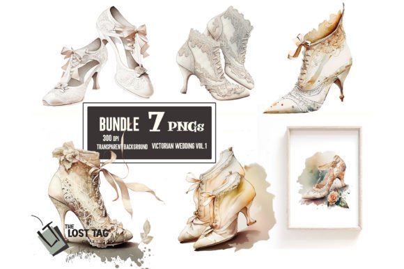 Download Vintage Victorian Shoes Png Sublimation - Shoes png Collection