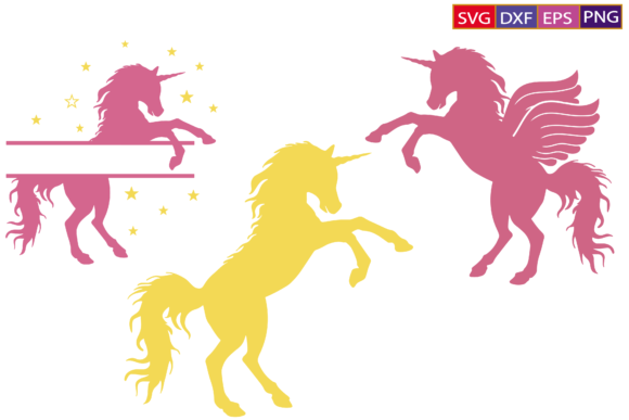 Download Unicorn Svg,Unicorn Split Monogram Svg - Monogram Collection