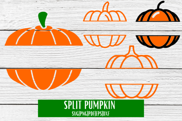 Download Split Pumpkin SVG | Monogram Pumpkin SVG - Monogram Collection