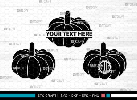 Download Pumpkin Monogram, Autumn Pumpkin SVG - Monogram Collection