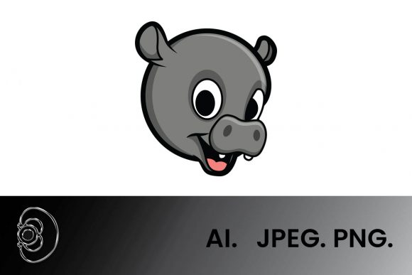 Download Head Hippo Illustration - Hippo Collection